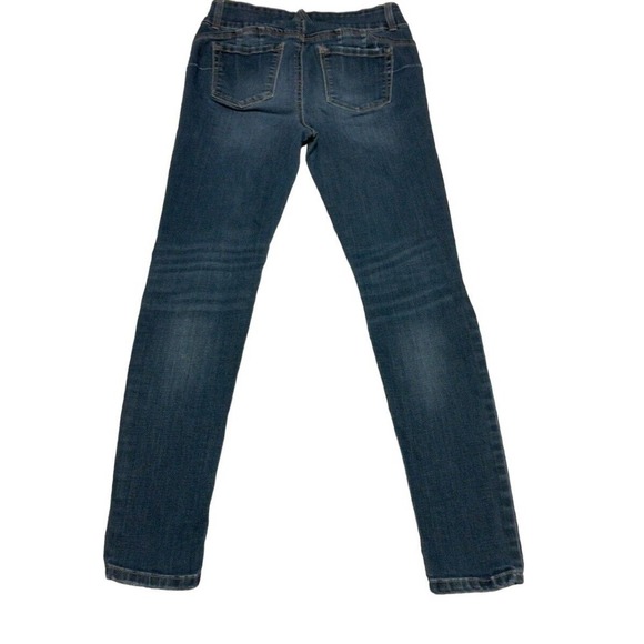 But I Love You Wax Jeans Distressed Denim Blue Jeans Size 3 - Picture 2 of 8